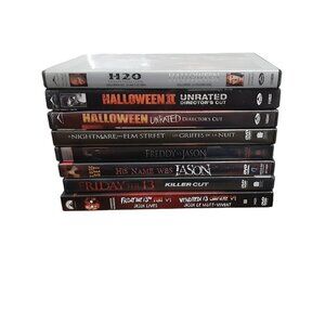 Friday the 13th, Halloween & Nightmare on Elm Street DVD Bulk Lot Horror Slasher
